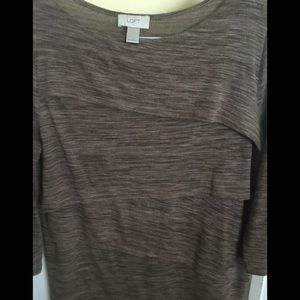 Loft Long Sleeved Brown Shirt Size L